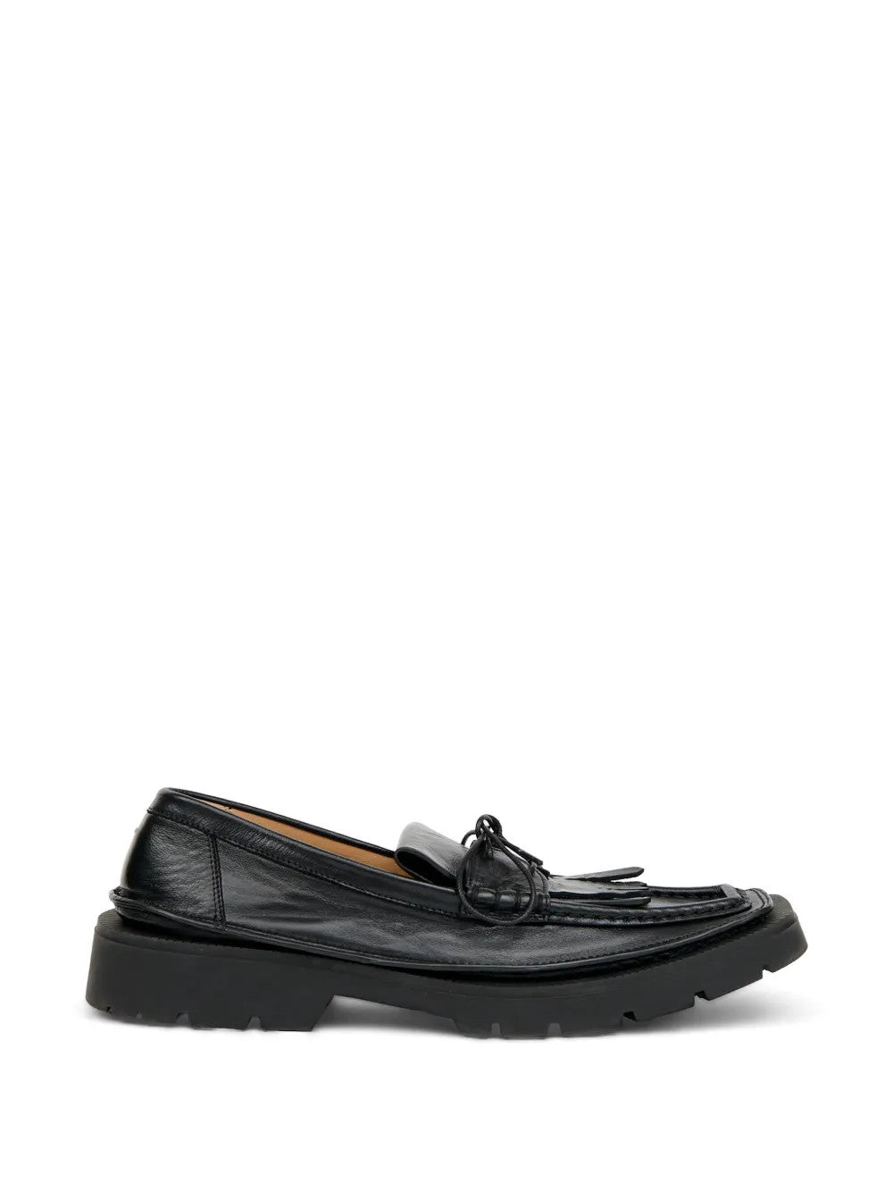 Black shoes, front view