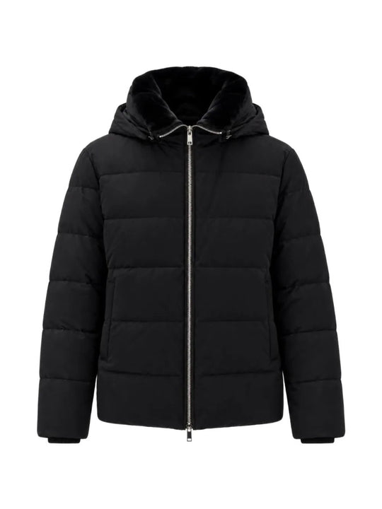 Black jacket, front view
