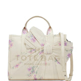 Tan bag, front view