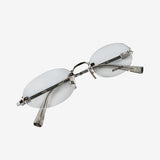 Tan glasses, side view