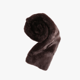 Brown scarf, front view