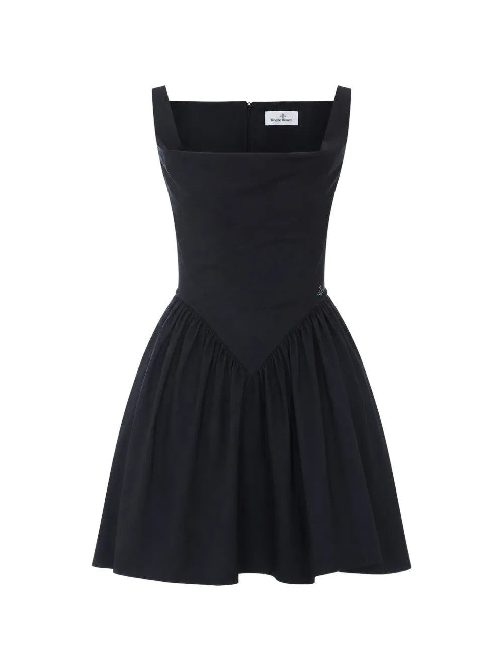 Black dress, front view