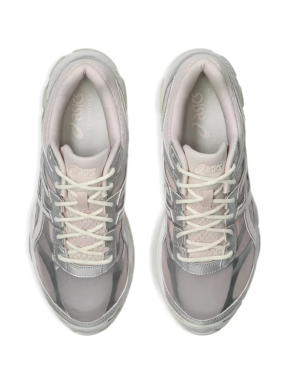 Pink shoes, front view