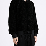 Black jacket, full body view
