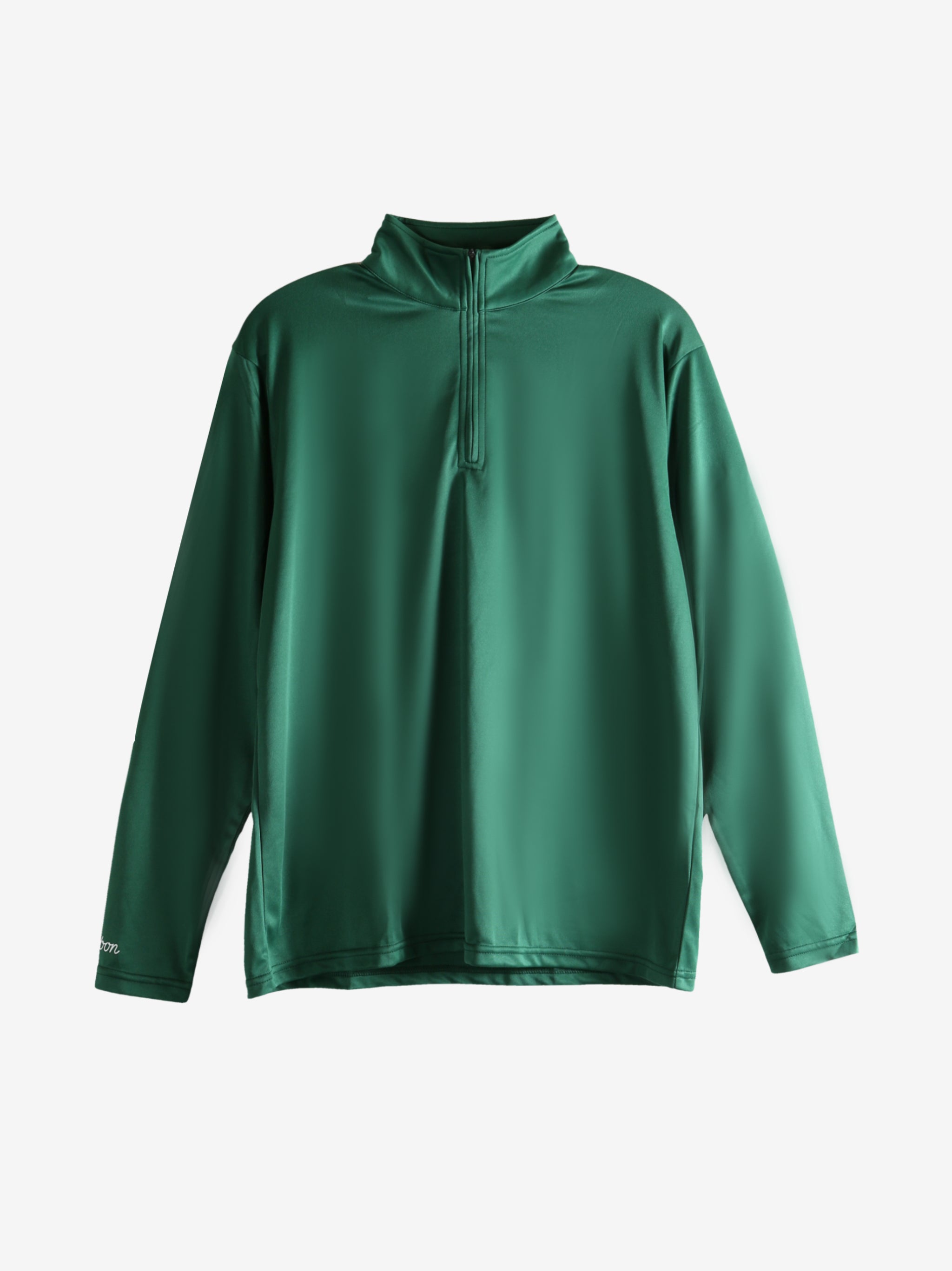 Green pullover, front view