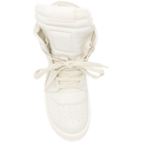 White sneakers, upper view