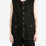 Black jacket worn by a person, showing the jacket fit