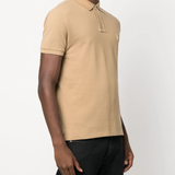 yellow t-shirts worn by a person, showing the t-shirts  fit