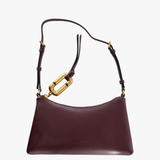 Burgundy bag, front view