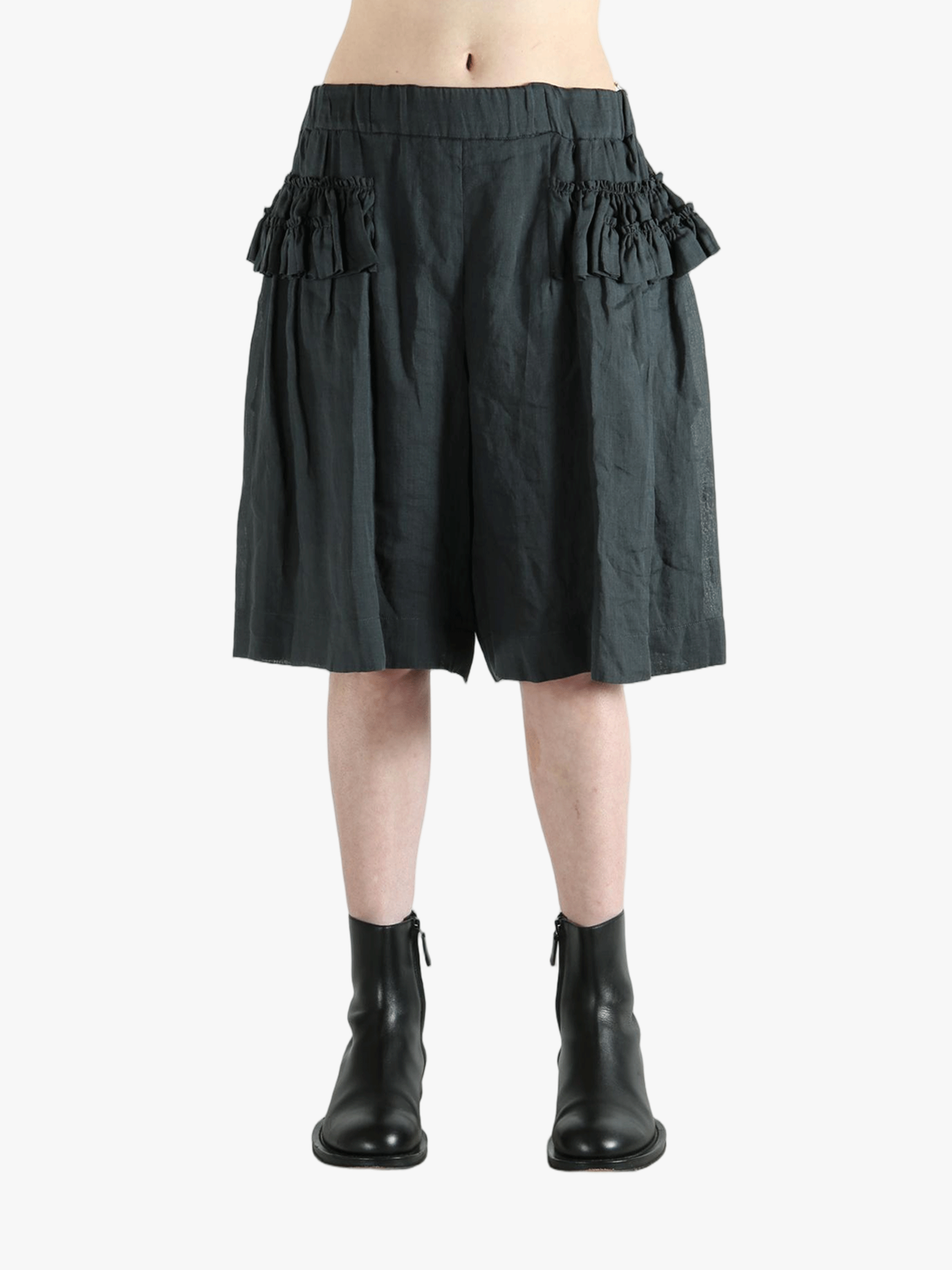 Black skirt, front view