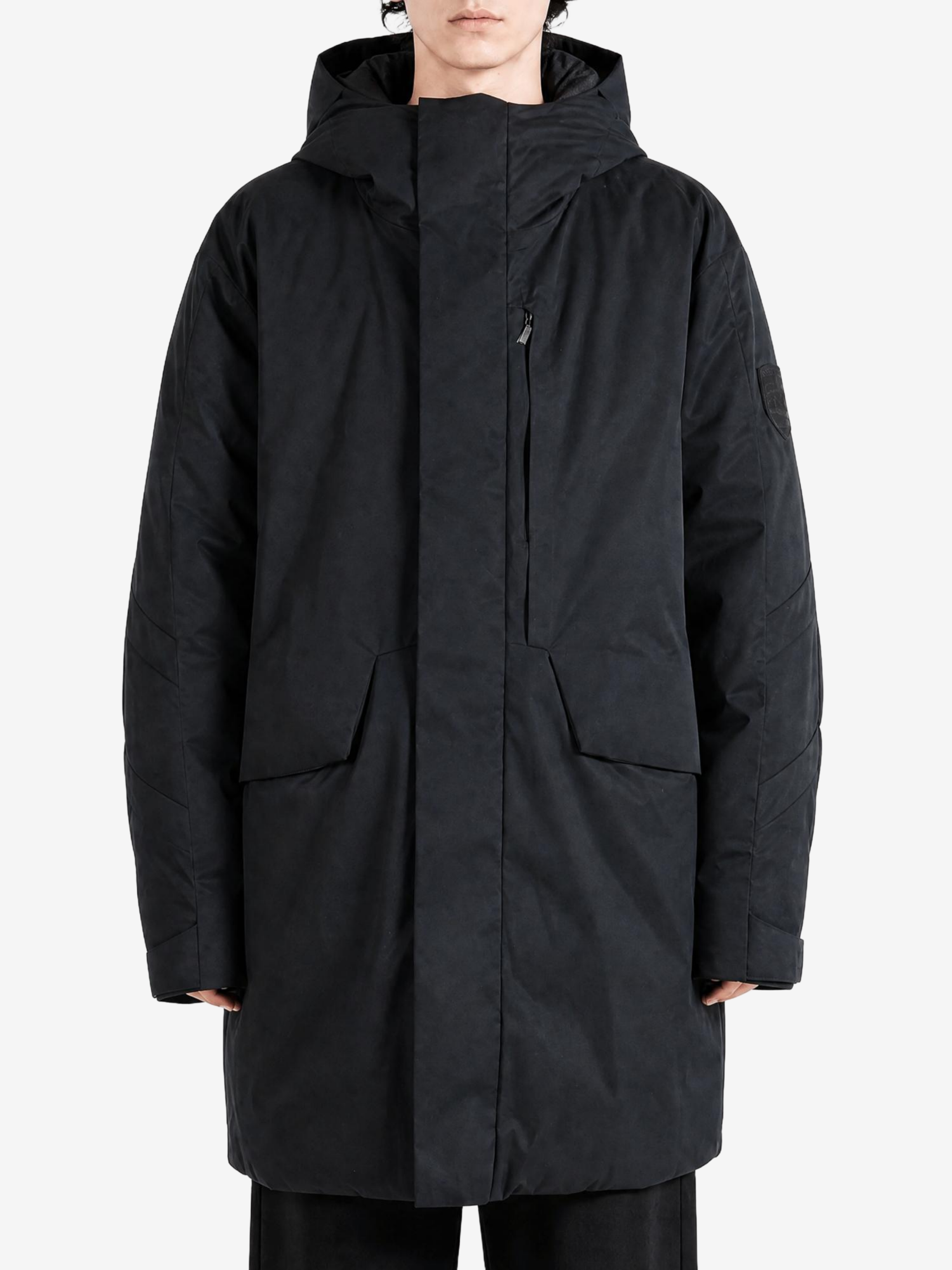Black jacket, full body view