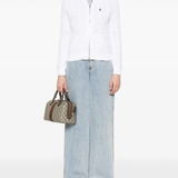 white shirt, full body view
