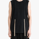 Black top, full body view