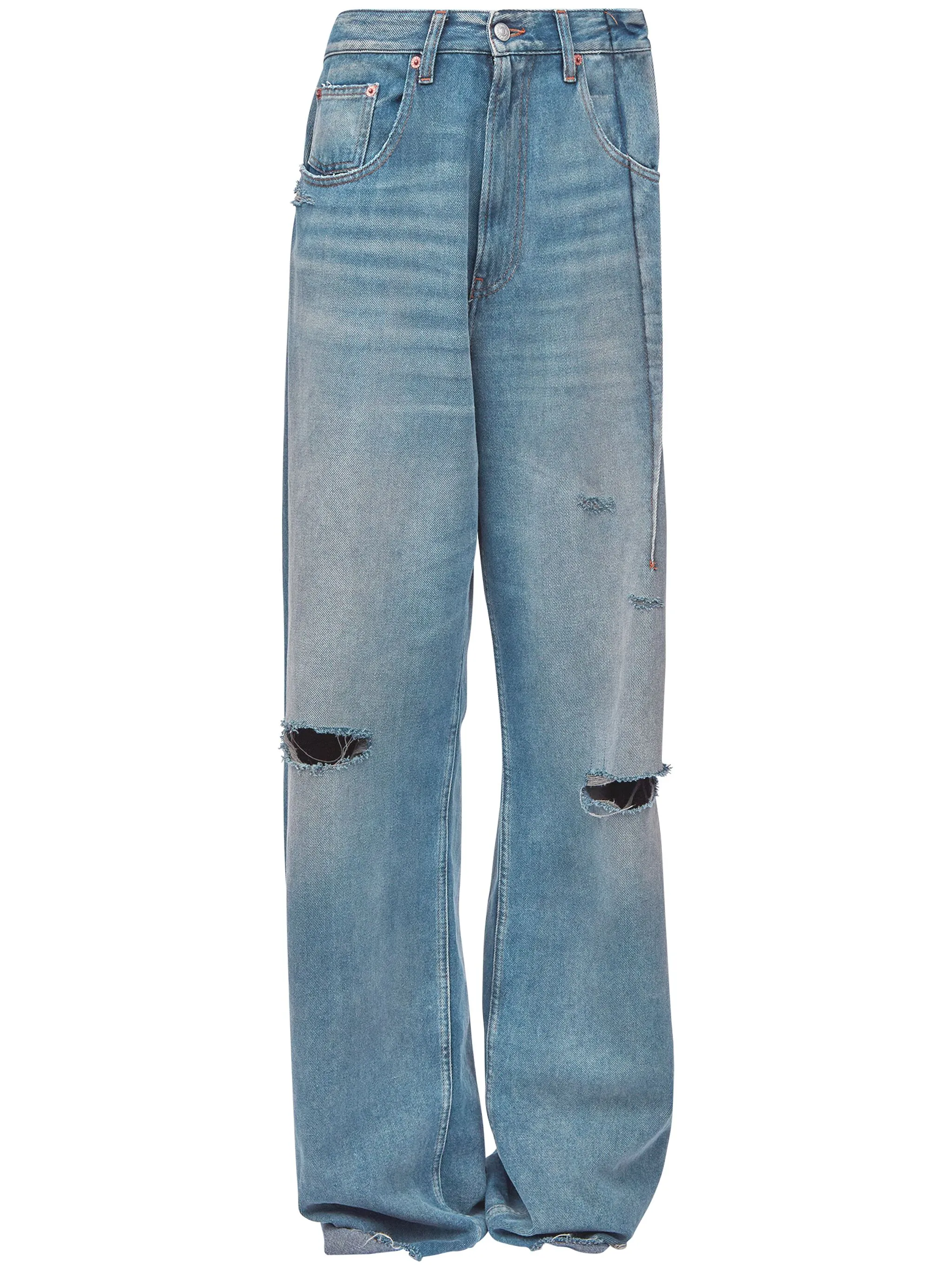 MM6 Maison Margiela - Women Distressed Jeans – Atelier New York MM6 Maison Margiela - Women Distressed Jeans – Atelier New York