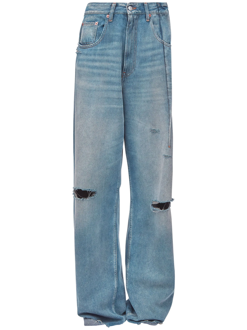 MM6 Maison Margiela - Women Distressed Jeans