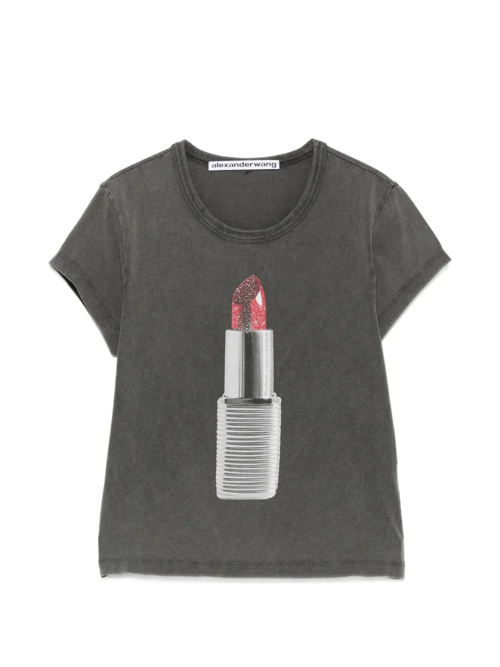 Black T-shirt, front view