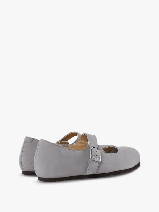 Grey shoes, side view