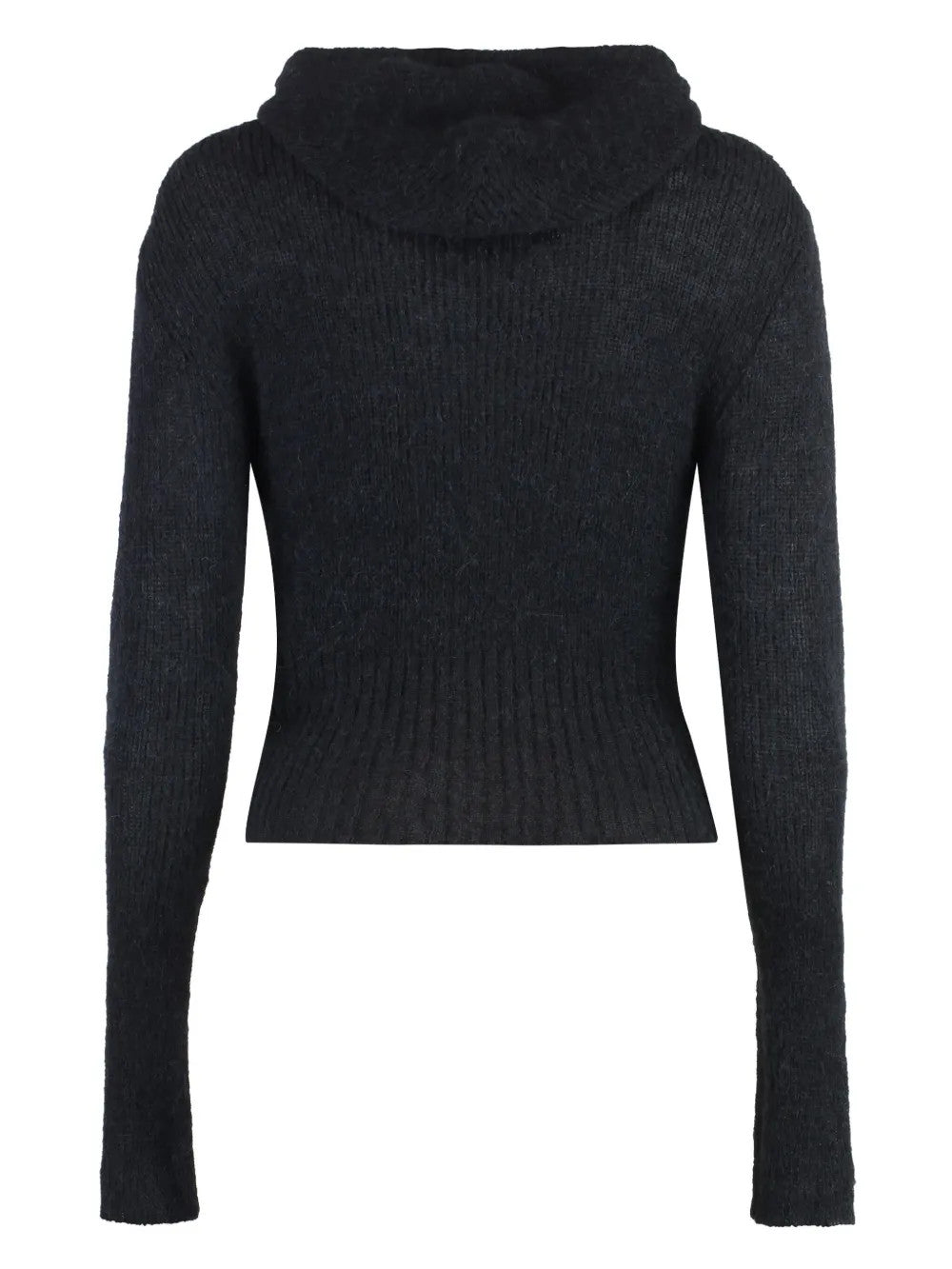 Black hoodie, front view