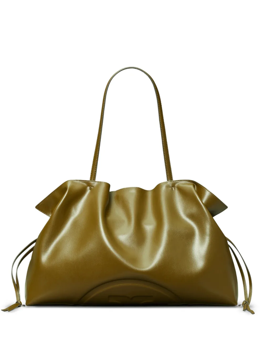 Gold handbag,front view