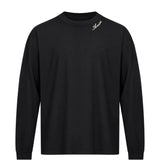 Black t-shirt, front view