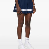 Navy dress, front view