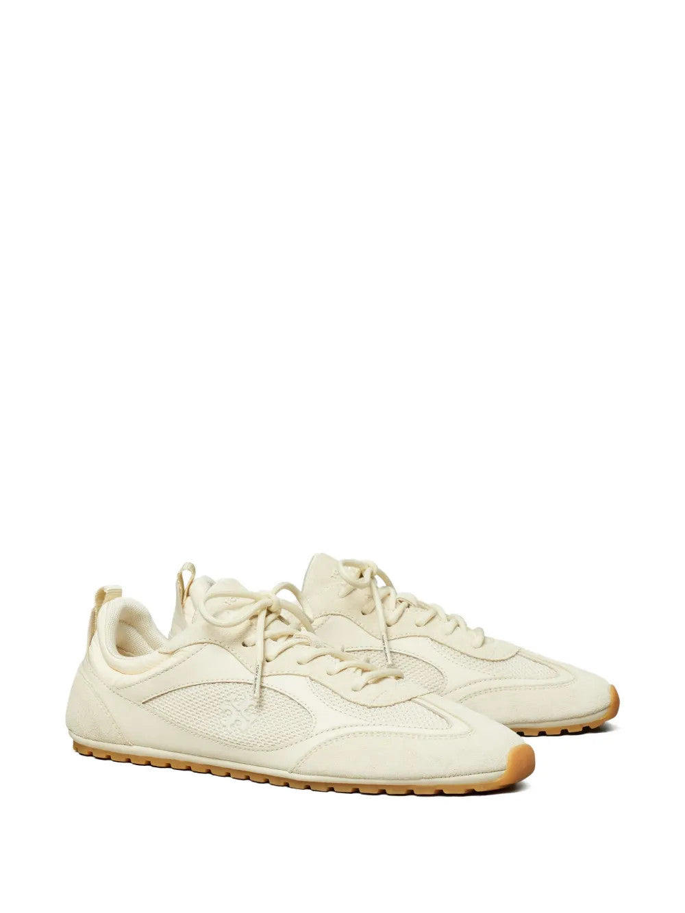 Tan shoes, front view