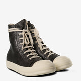 Black sneakers, side view