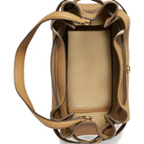 Tan bag, front view