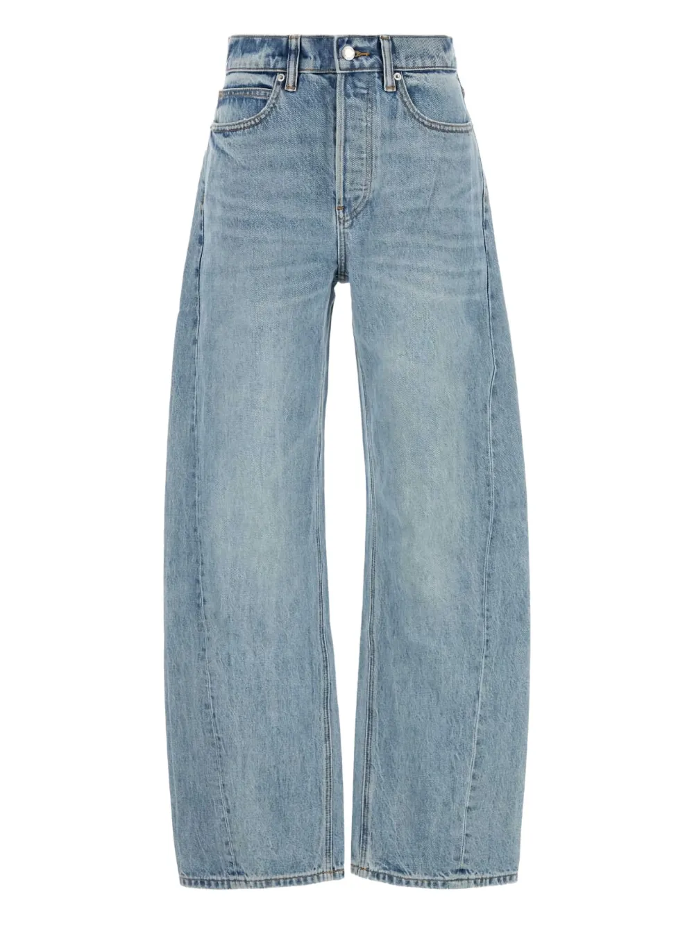 Light blue jeans,front view