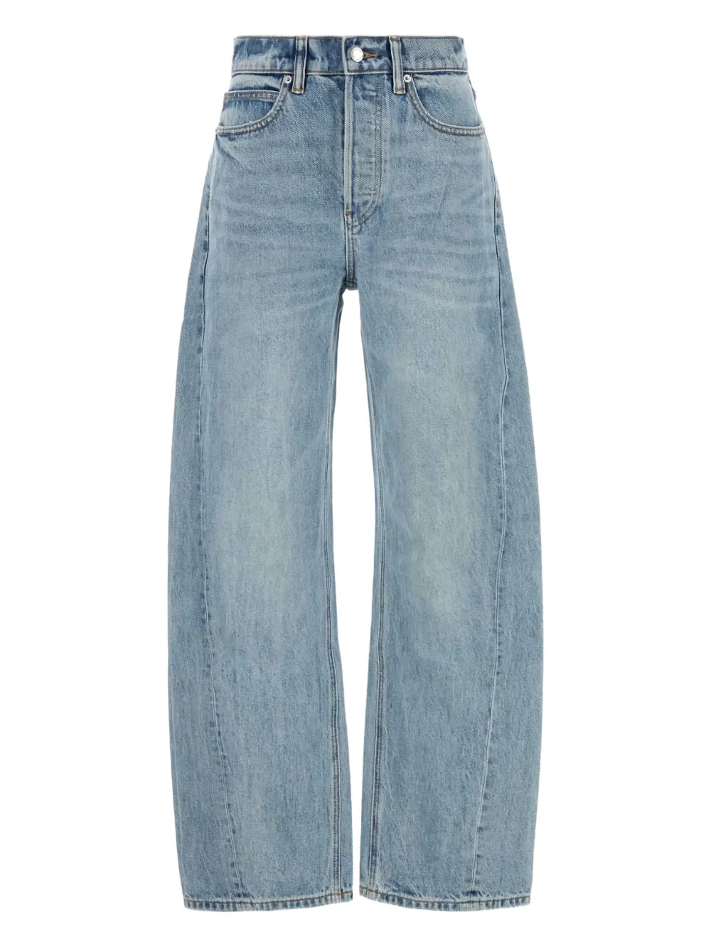 Light blue jeans,front view