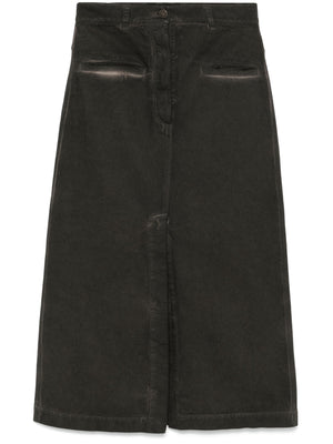 UMA WANG - Women Dyed Cotton Jane Skirt