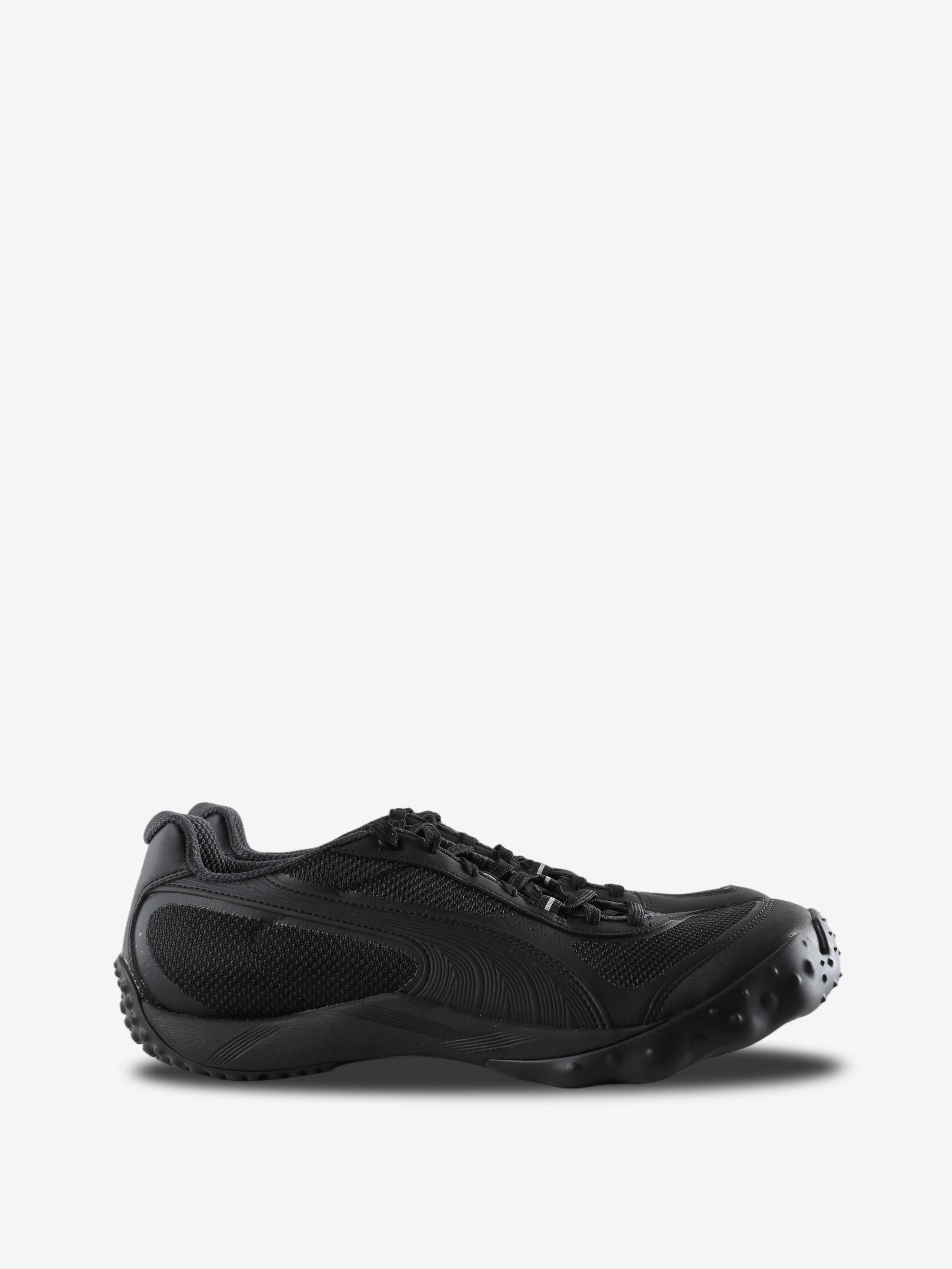 Black shoes, side view