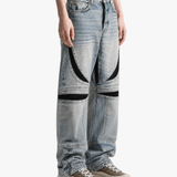 Blue jeans, full body view