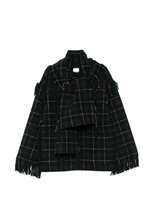 Black jacket, front view