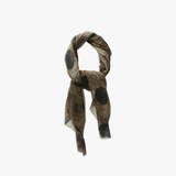 Brown scarf, front view