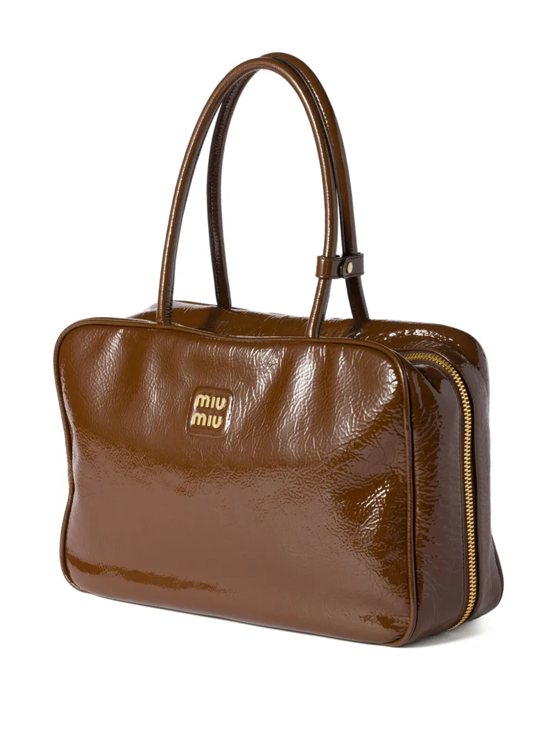 MIU MIU - Women Beau Naplak Patent Leather Bag