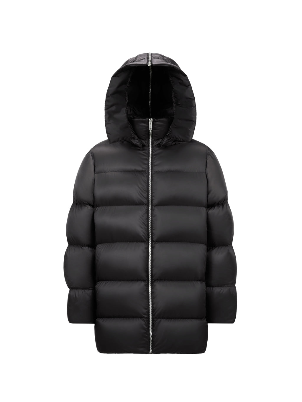 RICK OWENS X MONCLER - Unisex Woven Hooded Cyclopic Coat