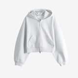 Grey hoodie, front view