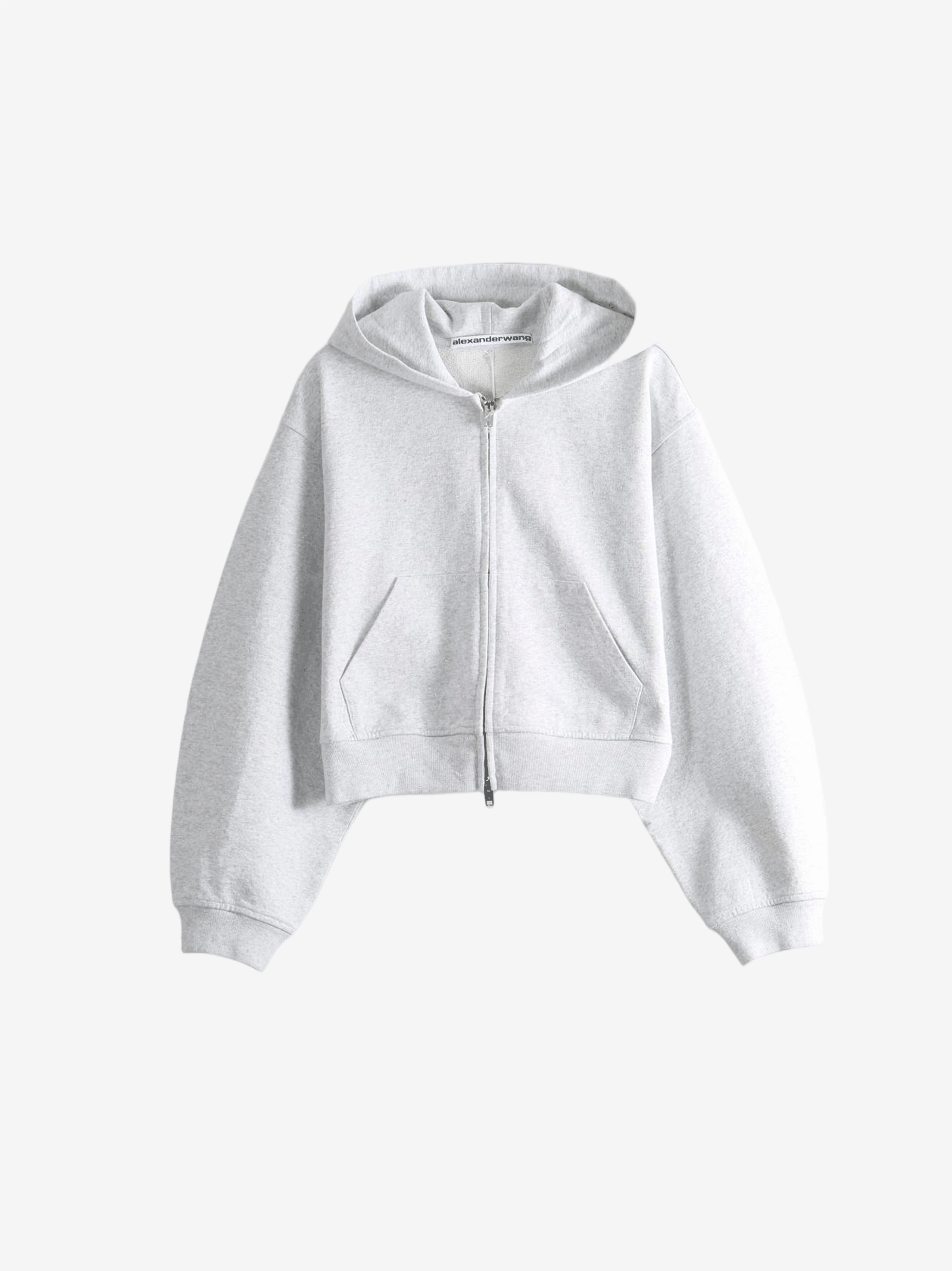 Grey hoodie, front view