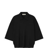 Black knitwear, front view