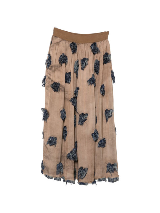 Brown skirt, front view