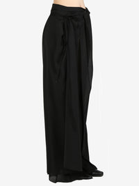 ANN DEMEULEMEESTER - Women Norell Long Pleated Wrap Skirt