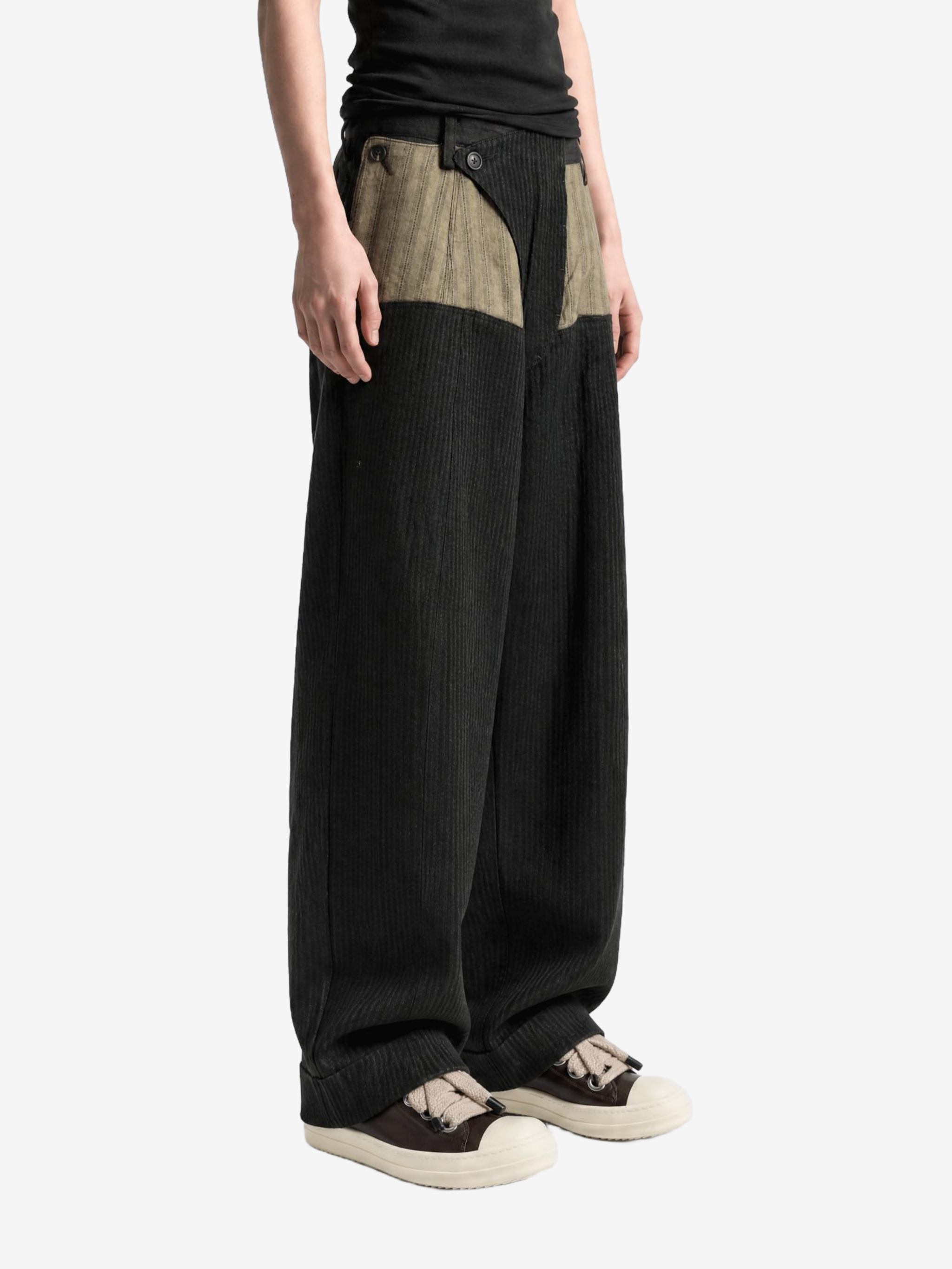 Black pants, front view