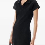 Black dress, full body view