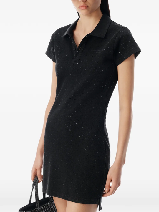 Black dress, full body view