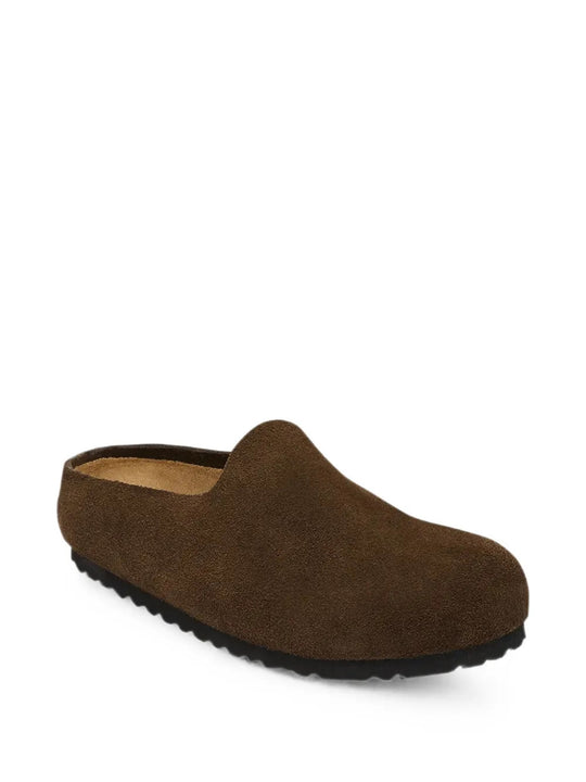 Brown sandals, front view
