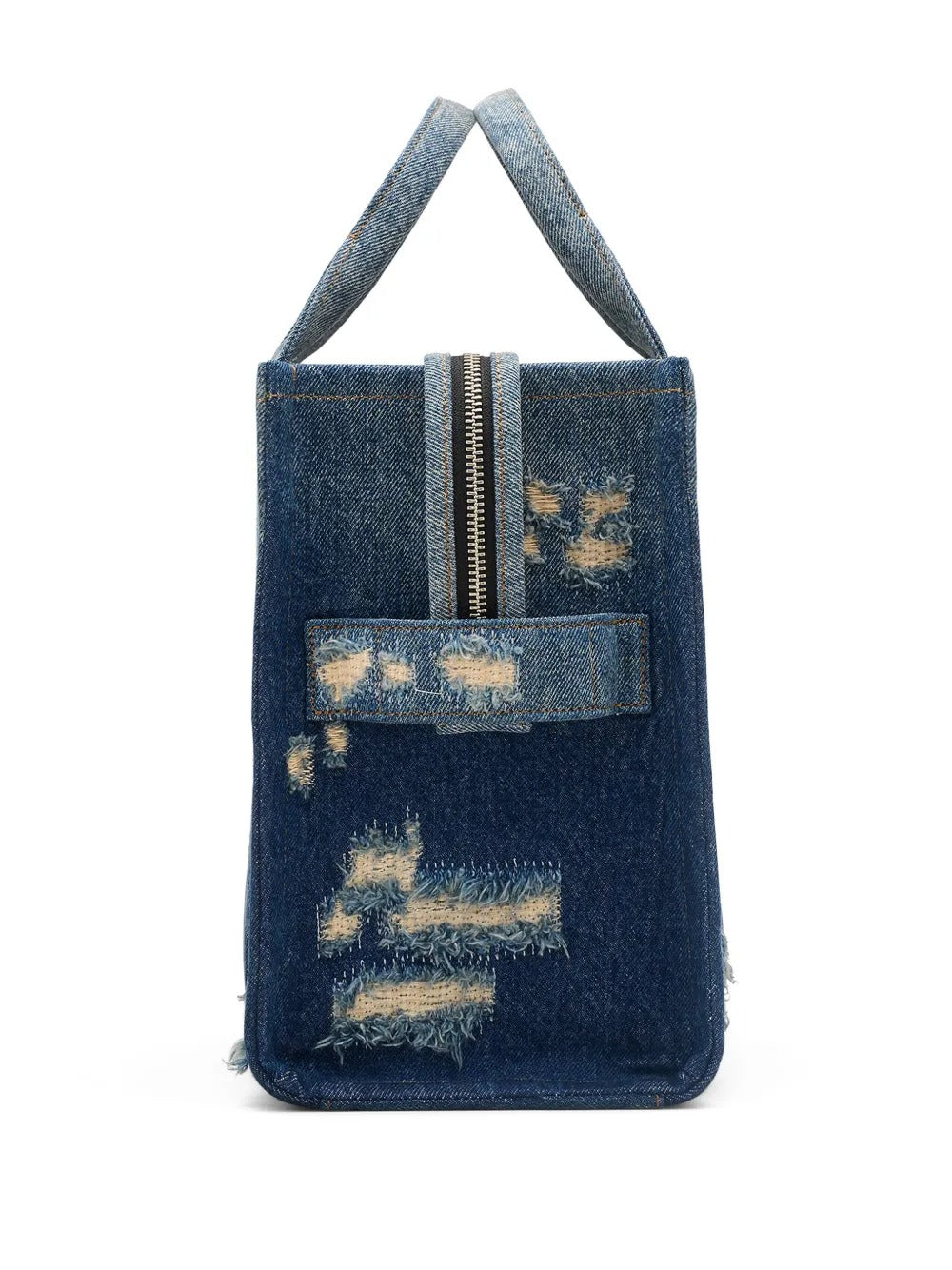 Blue bag, side view