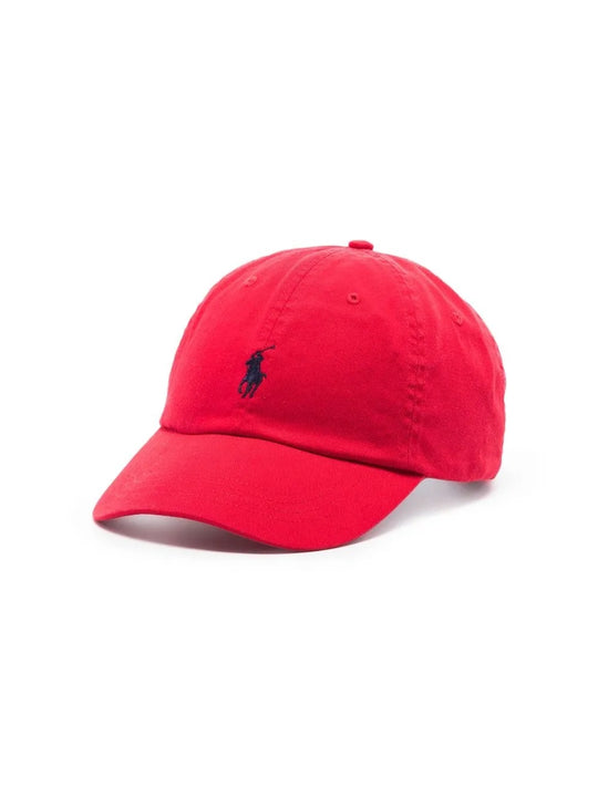 Red hat, side view