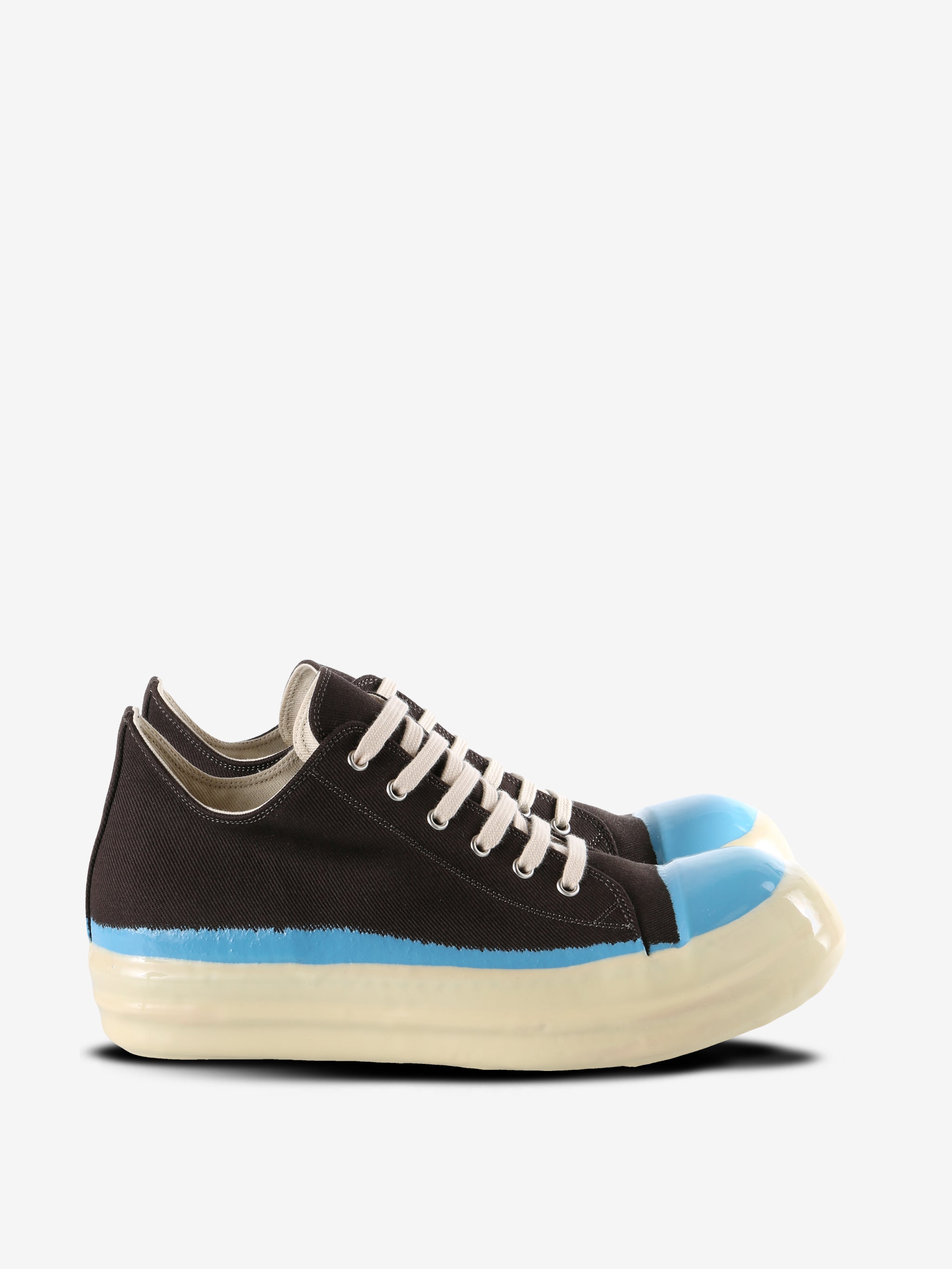 Brown sneaker, side view