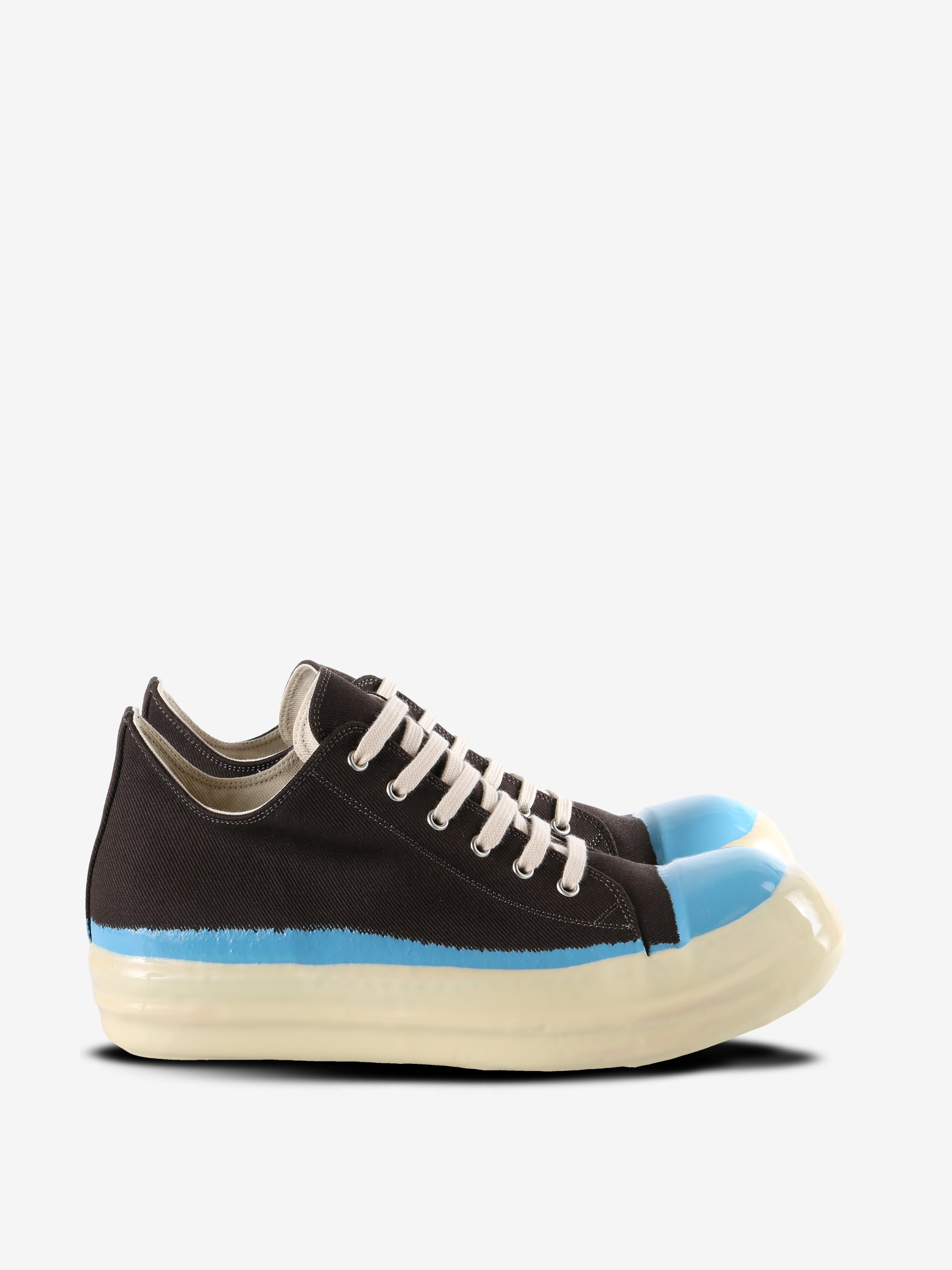 Brown sneaker, side view